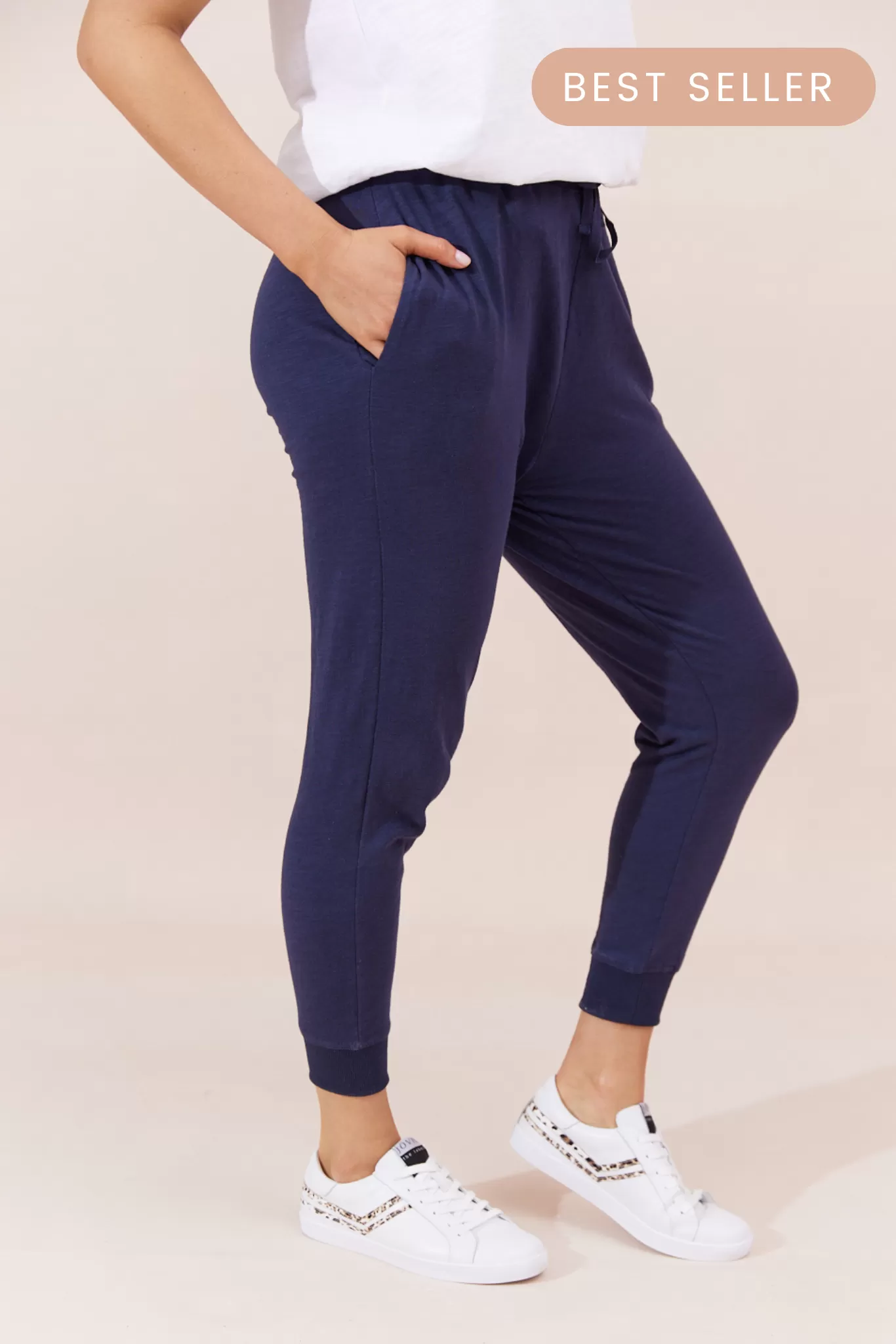 Sorrento Pants 7/8 - Navy