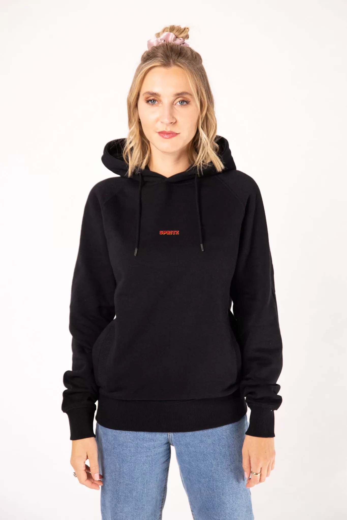 Spritz Signature | Bestickter Bio-Baumwoll Frauen Hoodie