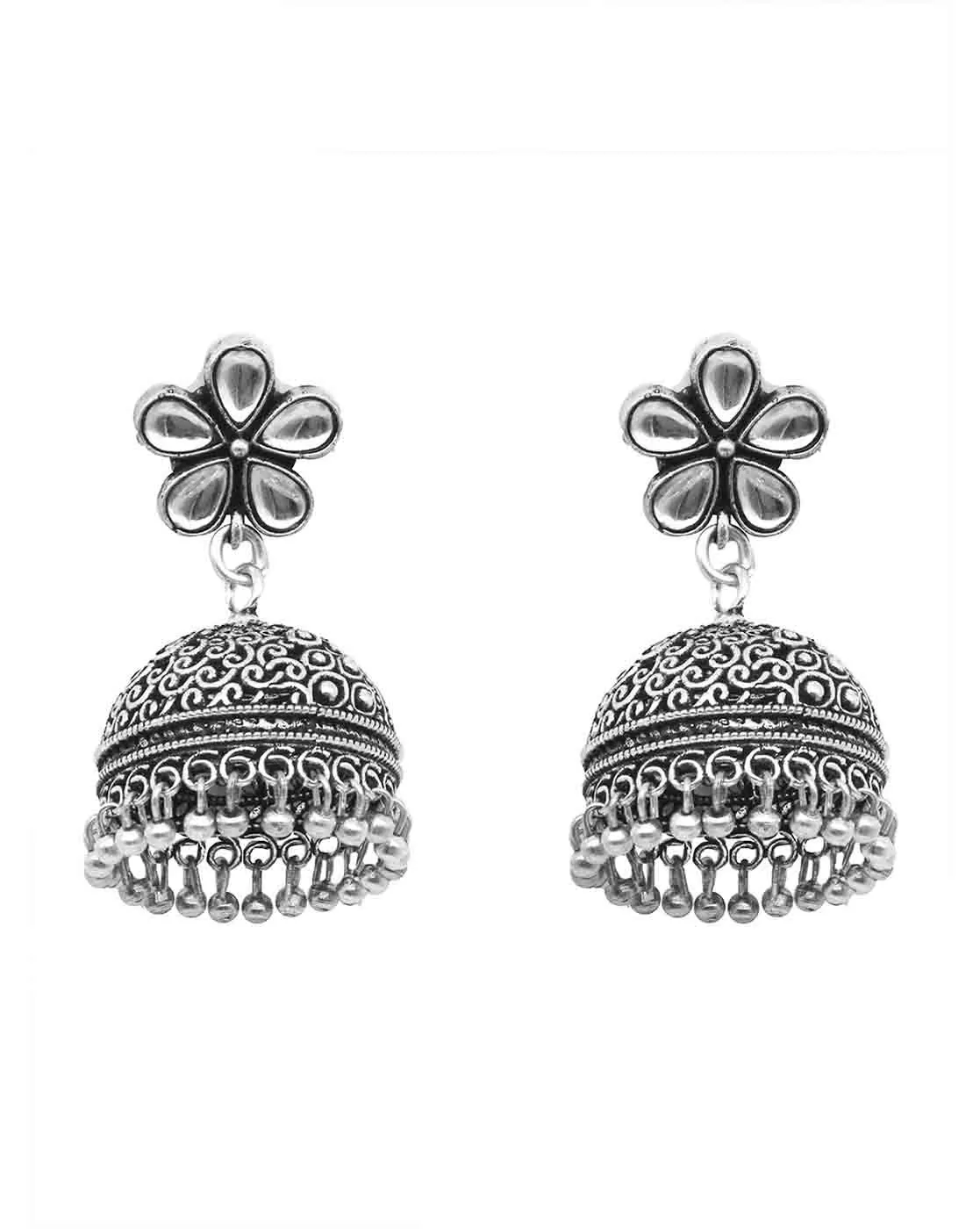 Teejh Aashritha Silver Oxidised Jewelry Gift Set