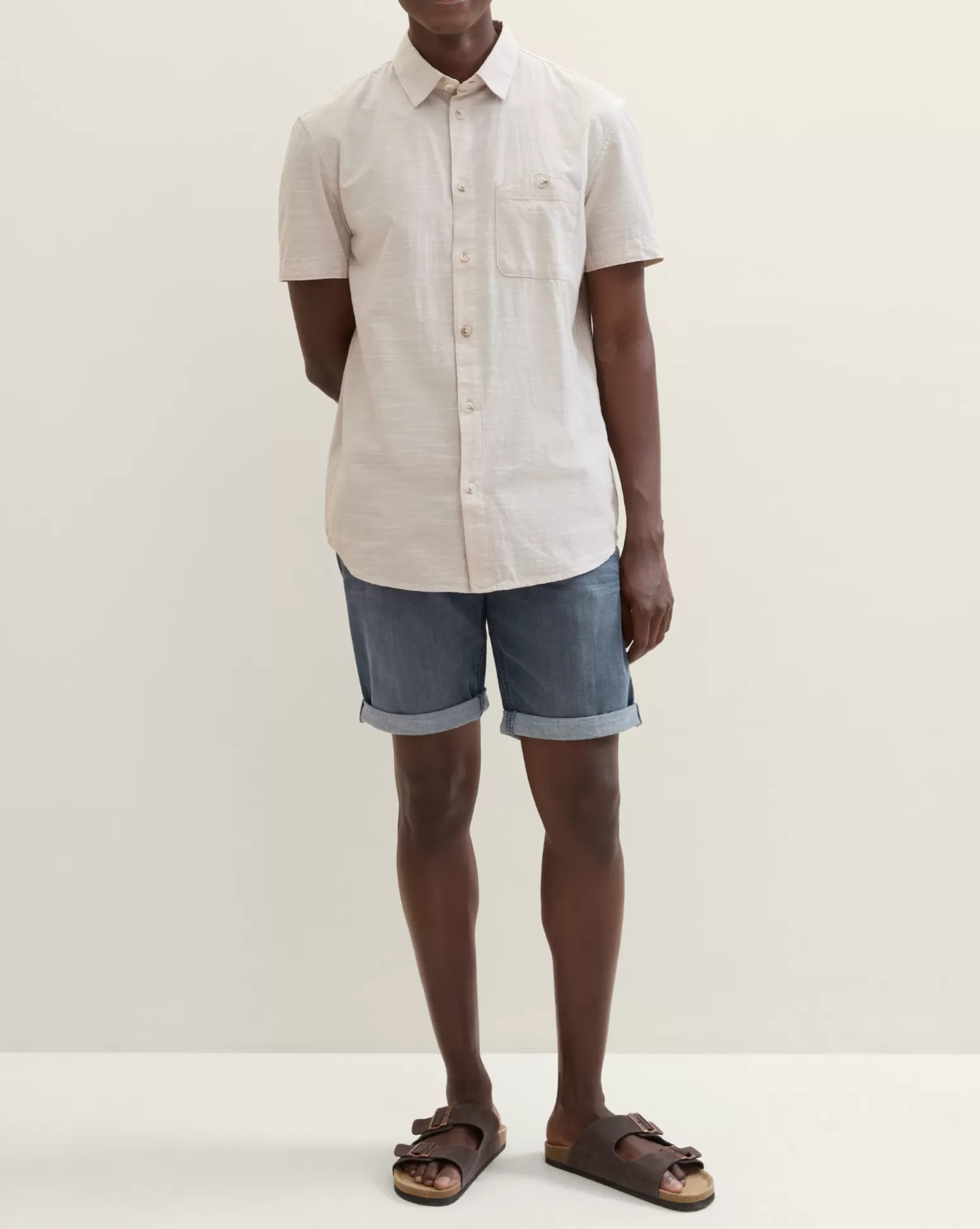 Tom Tailor Josh Denim Short (Dark Wash)