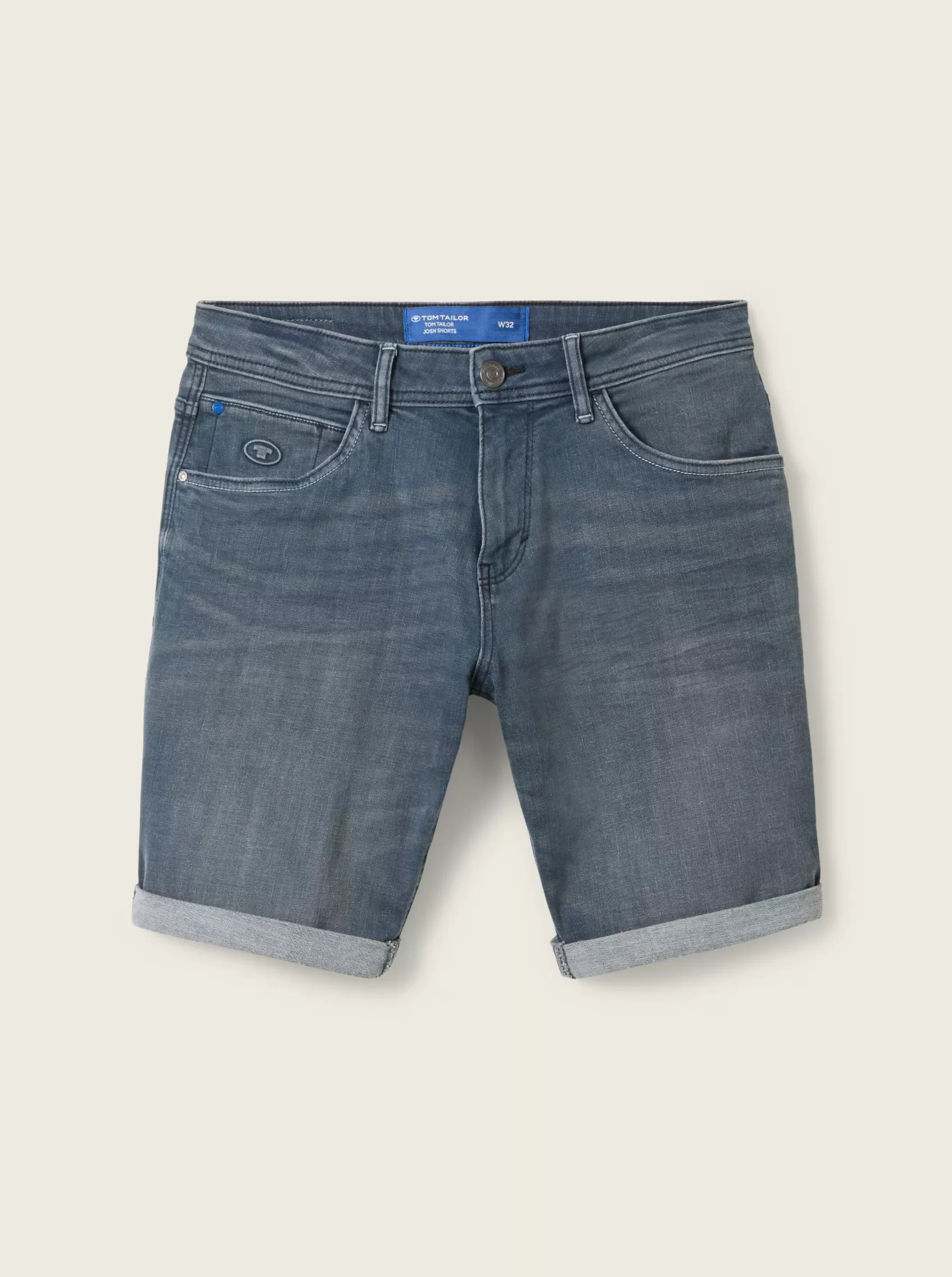 Tom Tailor Josh Denim Short (Dark Wash)