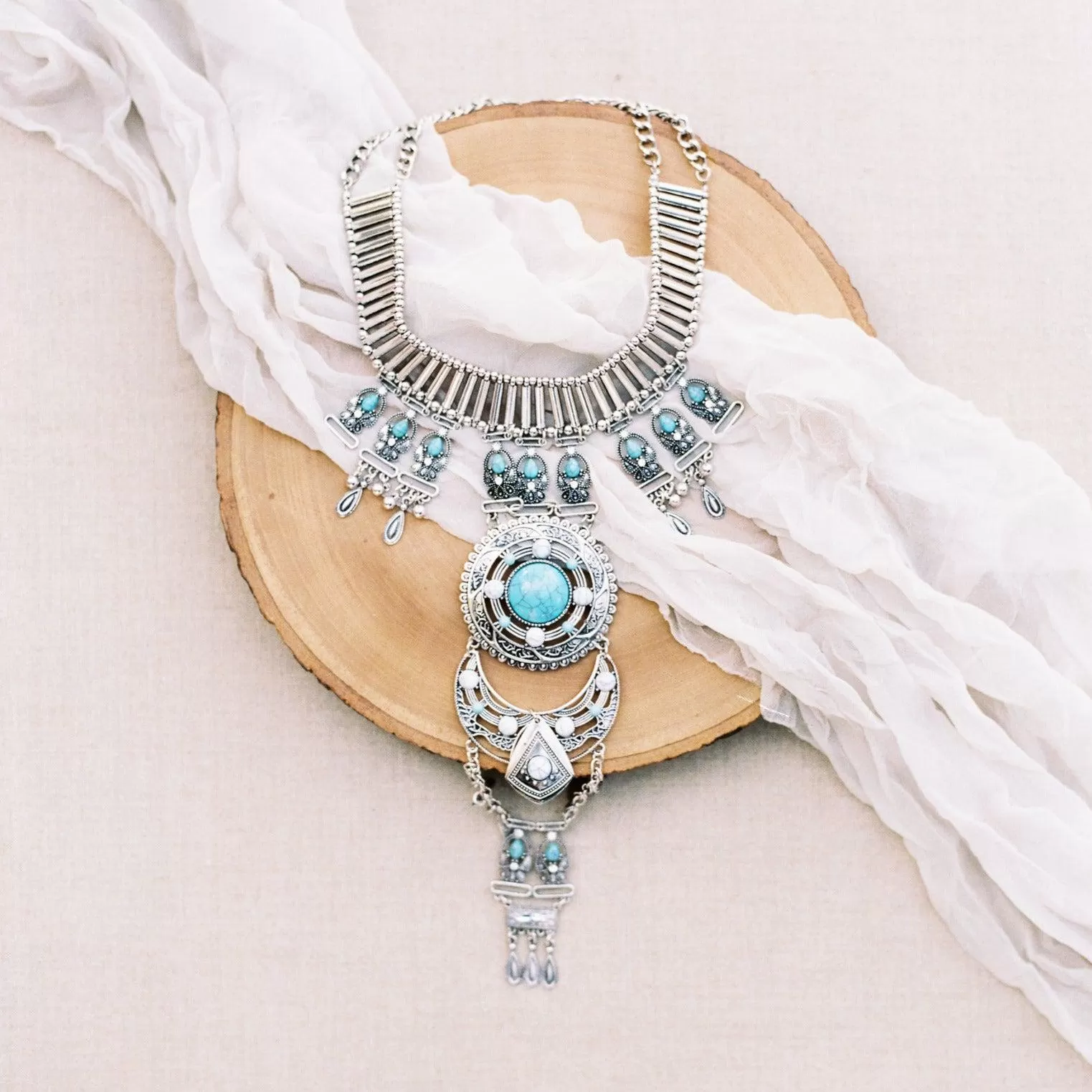 Toria Boho Statement Necklace