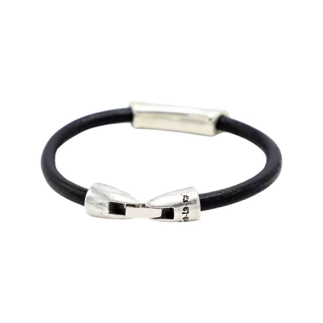 TRA-LA-RA MEN ROUND LEATHER TUBE BRACELET