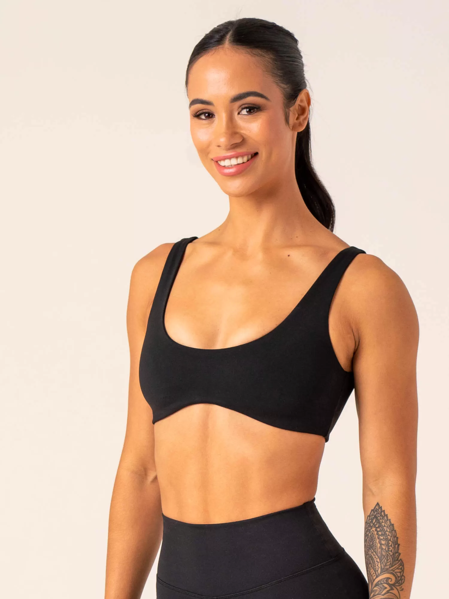 Unstoppable Lounge Bra - Black