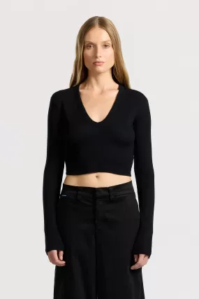 Verona Crop U-Neck Shirt