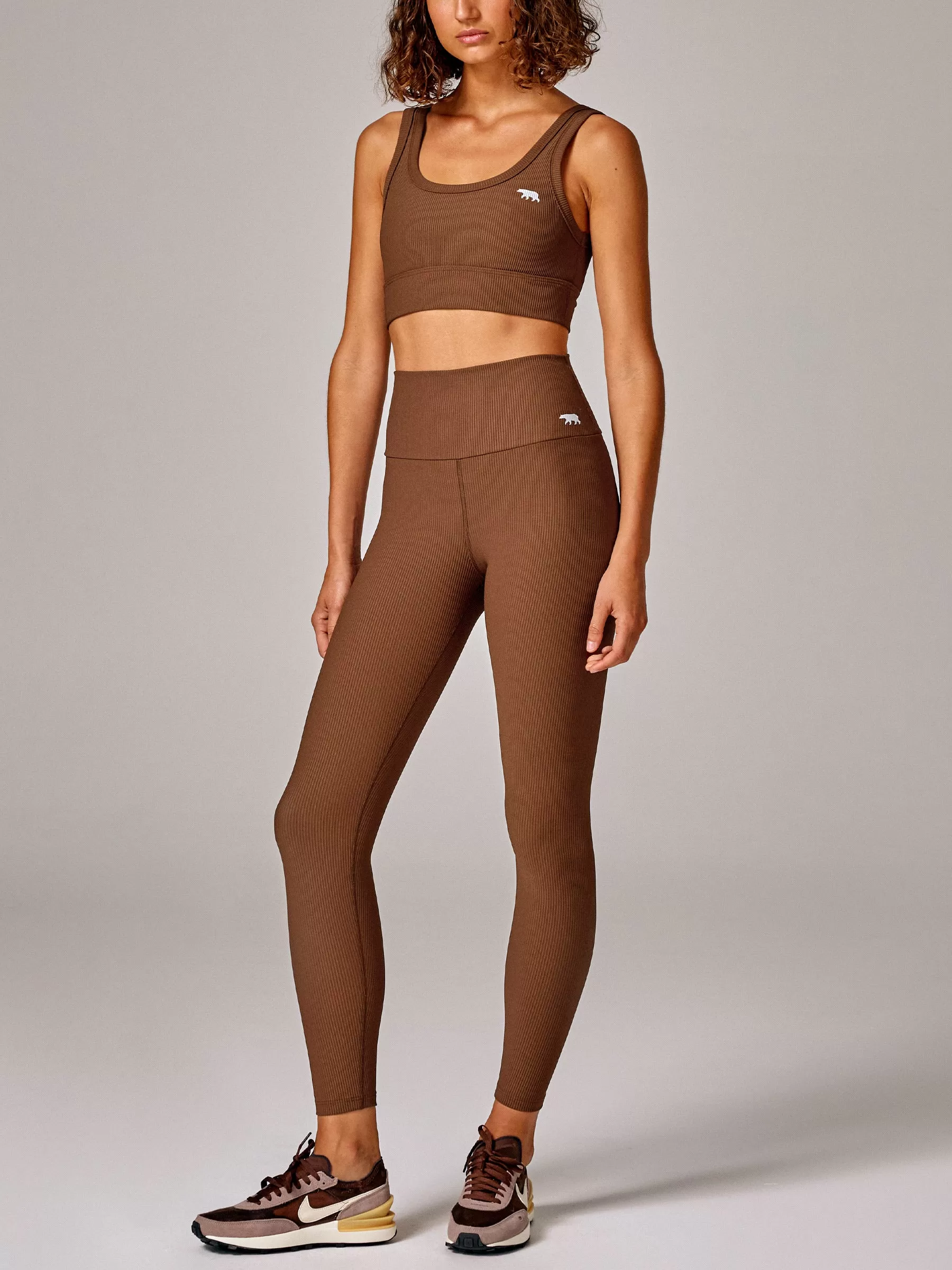 Werk it F/L Rib Tight - cinnamon