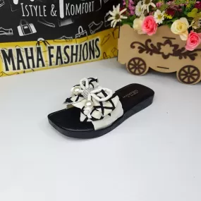 White Bow Slides