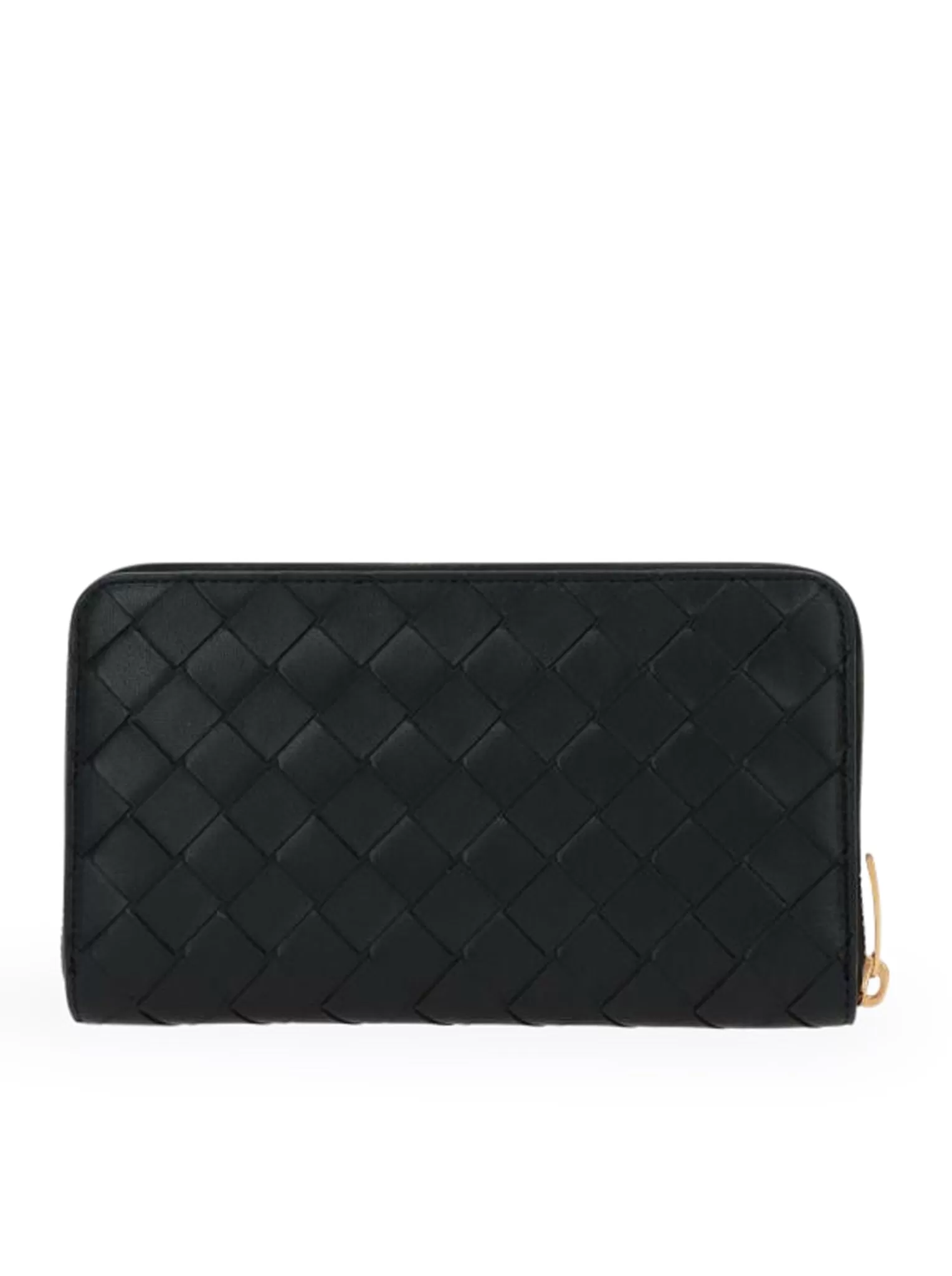 ZIP-AROUND WALLET IN INTRECCIATO NAPPA